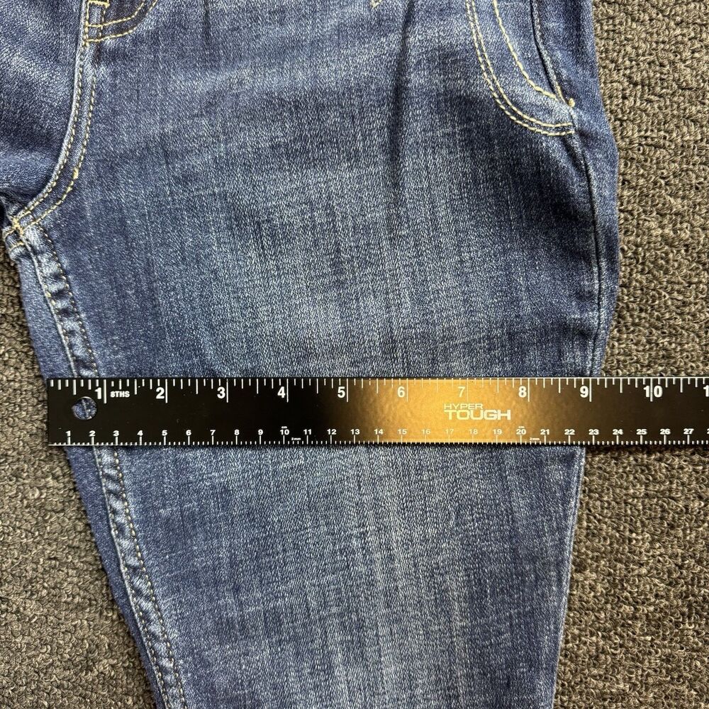 Idyllwind Flared Jeans Womens Festival Boho Flare Blue Denim Western SZ 8Wx32L - Picture 9 of 13